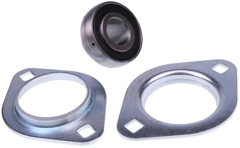LSSOCH 5/8" Pressed Steel Two Bolt Flange Bearing SBSFL202-10 SBPFL202-10 - Image 4